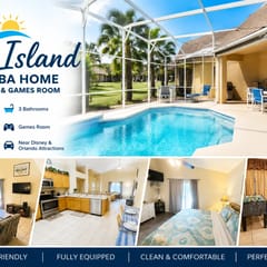 OAK ISLAND - 4BR 3BA Home w/ Pool & Games Room