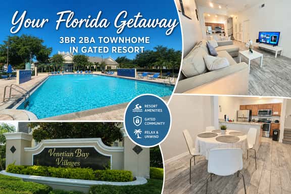 VENETIAN BAY - Modern 3BR 2BA Condo, gated Resort - Image 1
