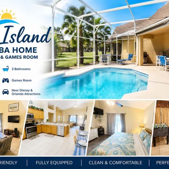 OAK ISLAND - 4BR 3BA Home w/ Pool & Games Room - Image 1